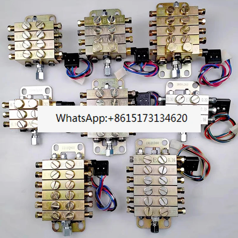 JPQ1 type chip oil separator, one in 3 out - one in 16 out progressive distributor JPQ1 type