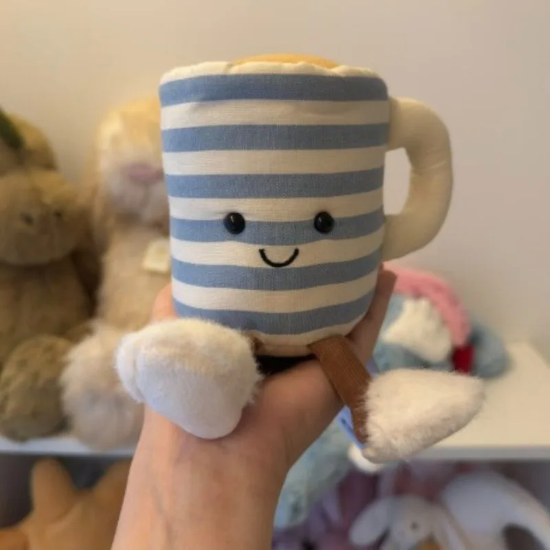 Nueva Taza de Avena con Muñeca Adorable de Peluche, un Regalo Ideal para un Amigo.