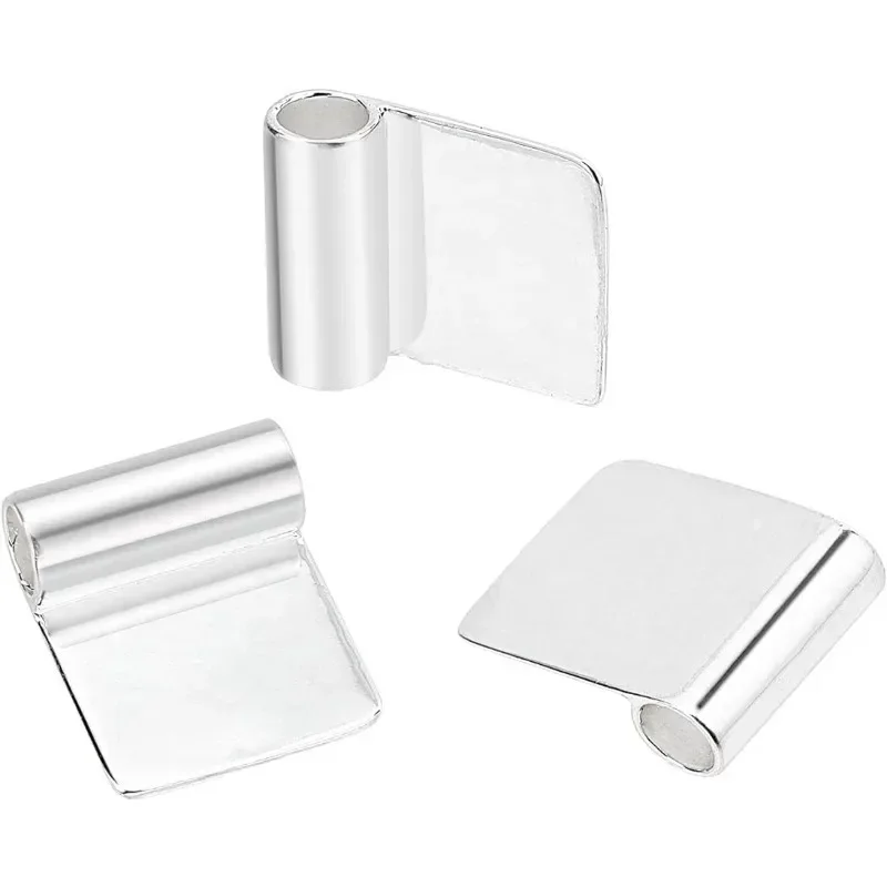 

16 Pcs Brass Glue-on Pendant Bails Alloy Cabochon Settings Rectangle Pad Charms Connector for Jewelry Making 18×15.5mm