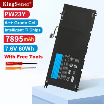 KingSener 교체 노트북 배터리, DELL XPS 13 9360 시리즈 RNP72 TP1GT P54G 용 PW23Y, 7.6V 60WH 무료 도구