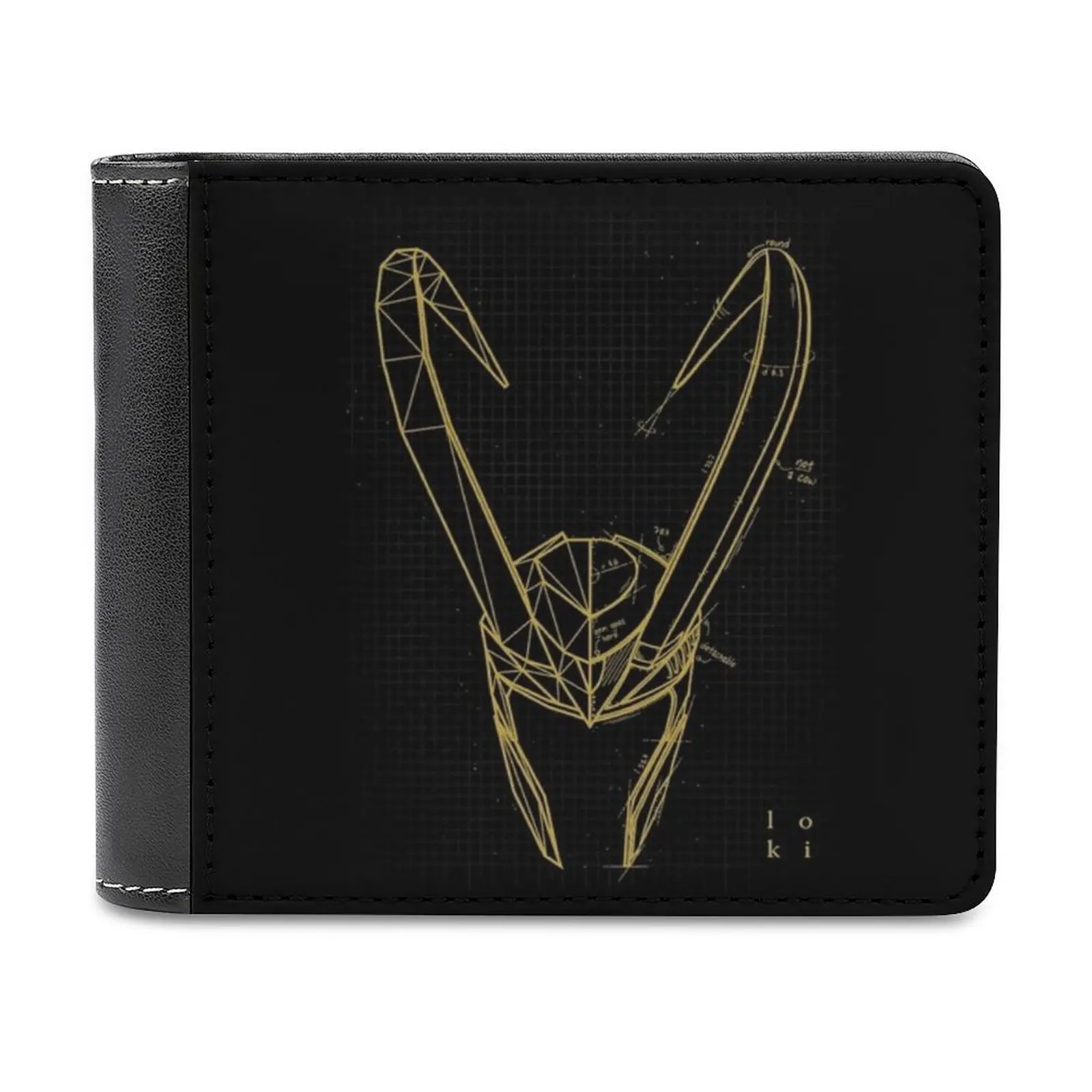 Mischief Concept Soft Men Wallets New Purse Credit Card Holders For Male Purses Men Wallet Helmet Concept Design Personalized