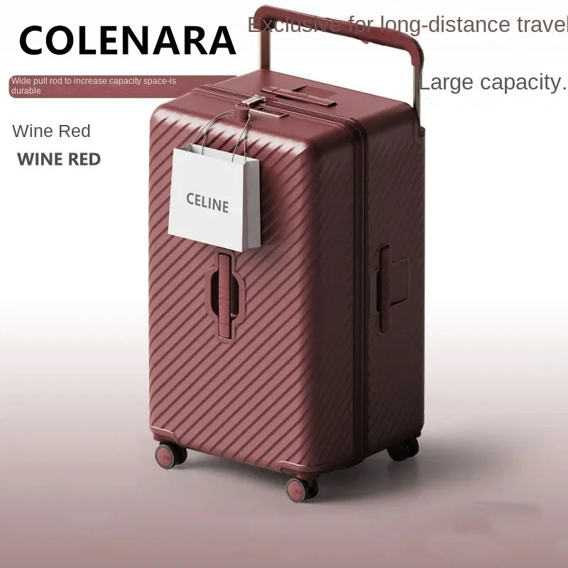 COLENARA PC Suitcase Men and Women Universal Large-capacity Trolley Case 22 “24” 26 “28” 30 Inch Universal Wheel Luggage