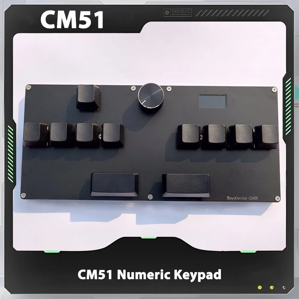 CM51 Numeric Keypad SayoDevice OSU DJ MAX Rapid Trigger Magnetic Switches Keyboard Screen Copy Paste Shotcut Customize Pc Gift