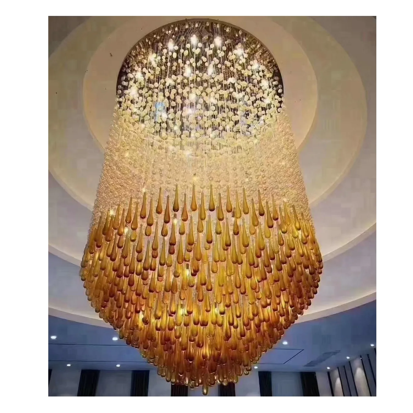 Direct from Manufacturer American Design Oval Chandelier for Living Room and Hotel Long Pendant Lights