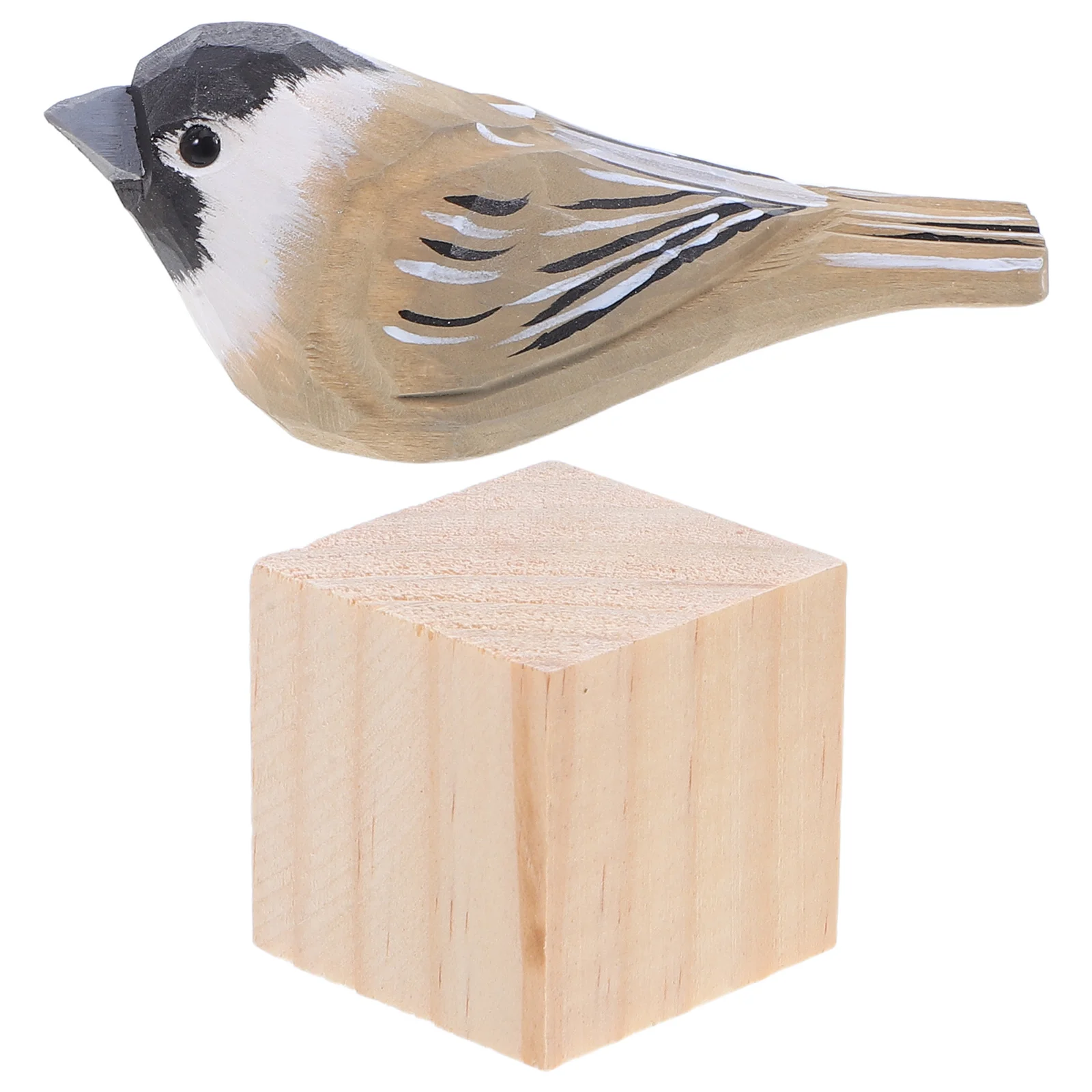 

Exquisite Wooden Bird Statue Handmade Carving Decoration for Living Room Vintage Cottage Style Nature Centerpiece