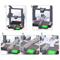 New--Y-Axis Linear Rail Kit 3D Printer Part Dual MGN12H Rail For Creality Ender 3 V2 3D Printer