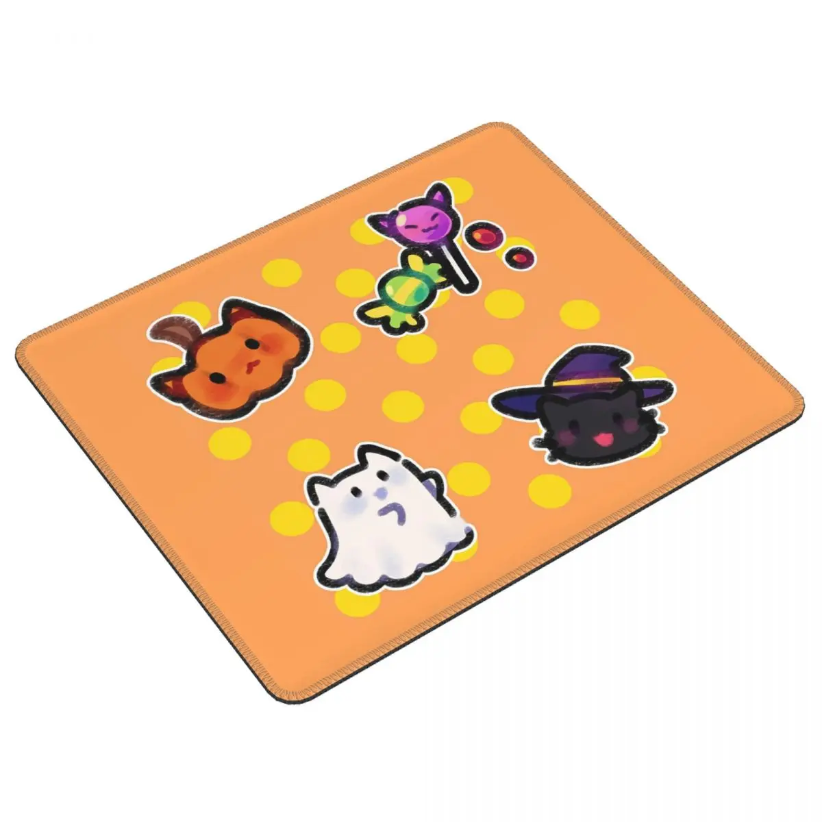 Halloween Pumpkin Ghost Cats Mouse Pad Computer Keyboard Mouse Mat Gamer PC Desk Mat Office Accessories Table Mats