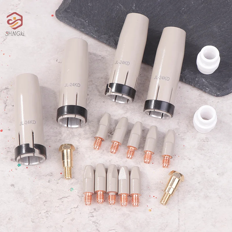 

1Set 36KD New Coating Protection Nozzle1.0/1.2mm MIG Torch Gas Nozzle Tip Holder Of 36KD MIG MAG Welding Torch