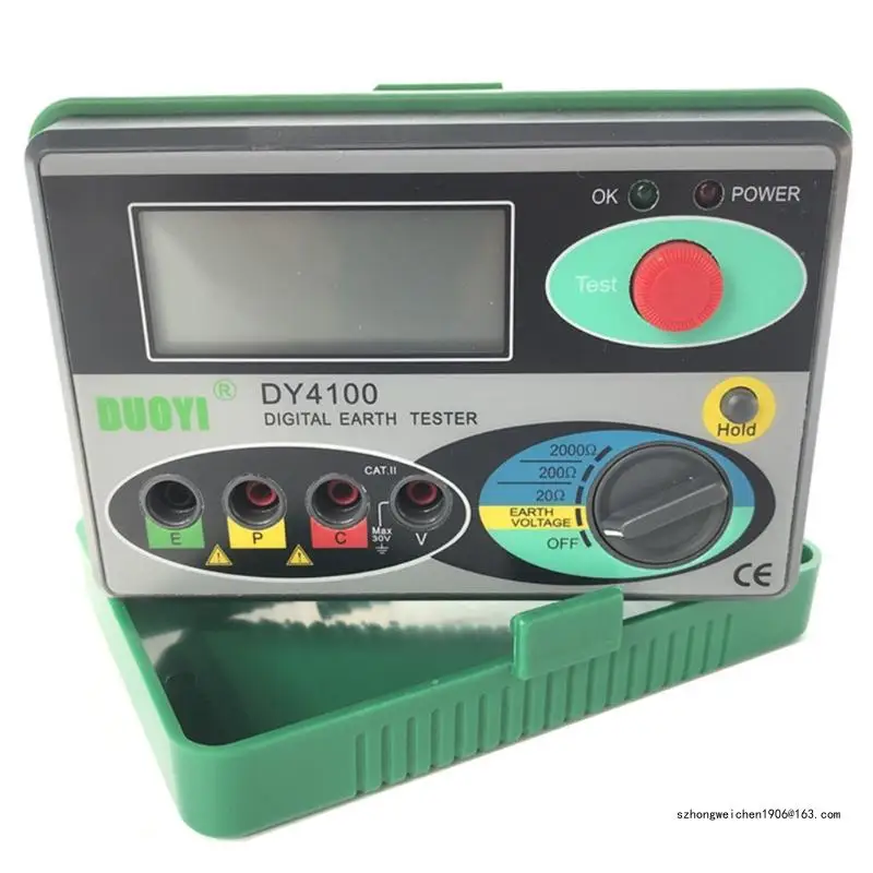 28GF Digital Earth Ground Resistance Tester Meter Digital Earth Tester DY4100