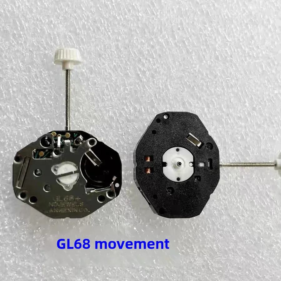 New Watch Movement Gl68 Three Needle No Date Stone Movement Replacement Watch Core Parts Repair Accessories