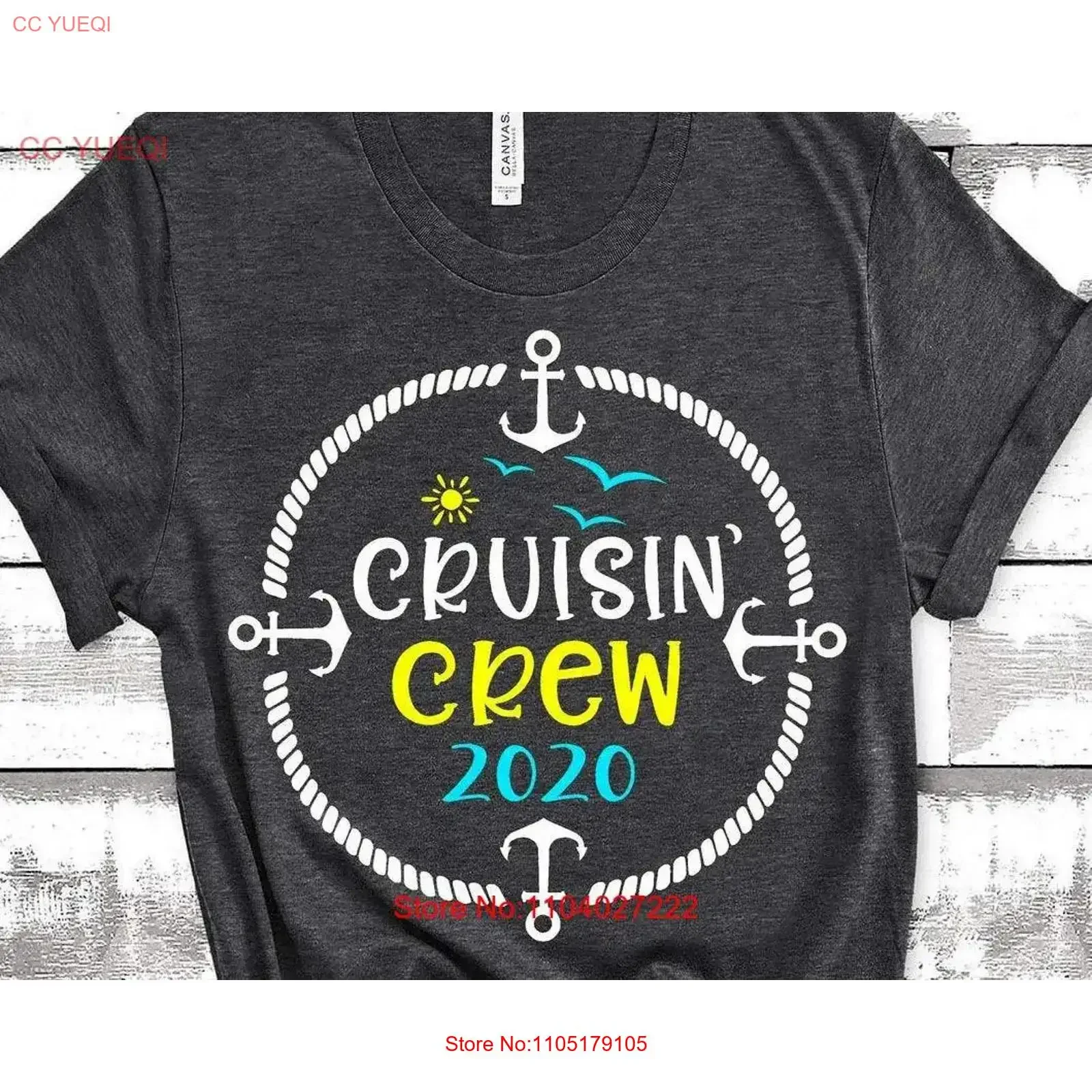 

Cruise T Shirt Matching Cruising Crew 2020 Family Friends Ship Nautical Boating Group Boat vintage Washed Top For Everyday Wear