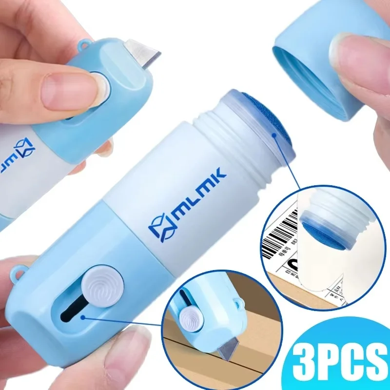 Thermal Paper Correction Fluid With Unboxing Knife Portable Thermal Paper Data Identity Protect Fluid Privacy Protector Eraser
