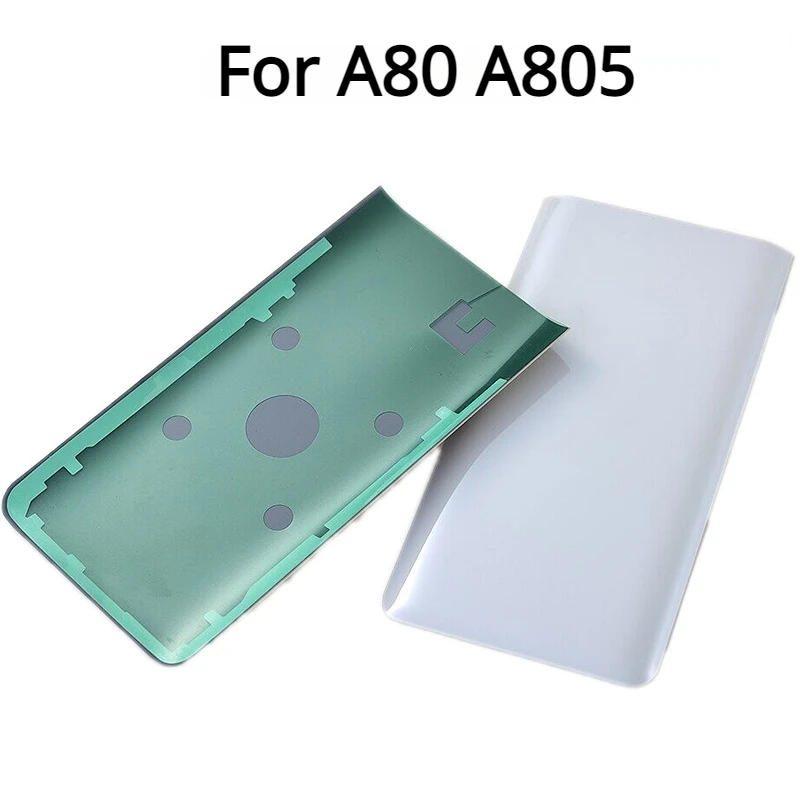 3D Glass For Samsung Galaxy A80 A805 SM-A8050 Back Battery Cover Rear Door Housing Case Replacement Repair Part