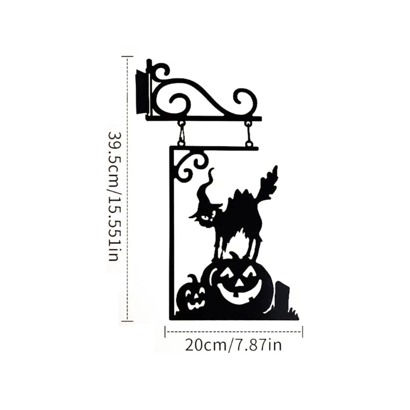 Decorações halloween estátua bruxa silhueta projetada deformações resistência casa família quintal festa tapeçarias