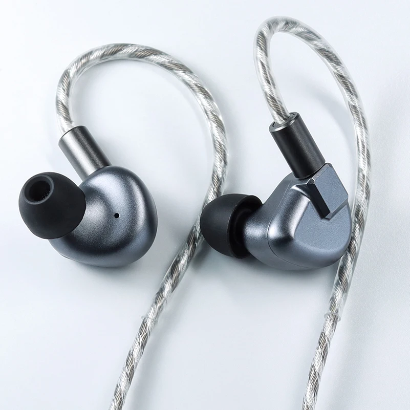Letshuoer S12 14.8 مللي متر مستو سائق مغناطيسي IEMs مرحبا فاي مراقبة الموسيقى سماعات الفضة مطلي كابل نحاسي أحادي البلورية 3.5 مللي متر