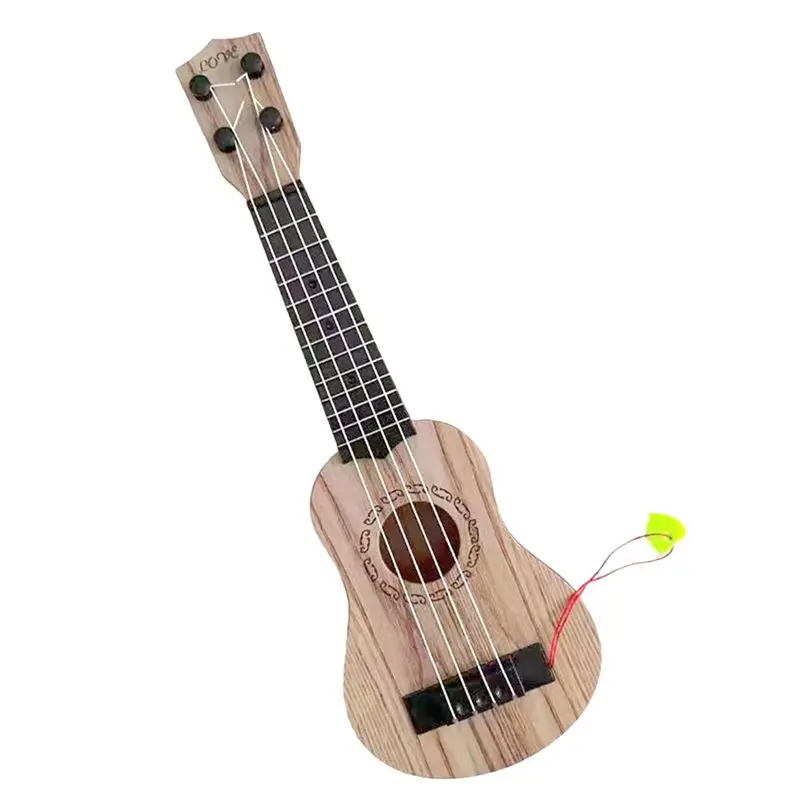 A99I-17In Kids Ukulele Guitar 4Strings Mini Guitar Children Musical Instruments With Picks For Toddler Kids Boys Girls