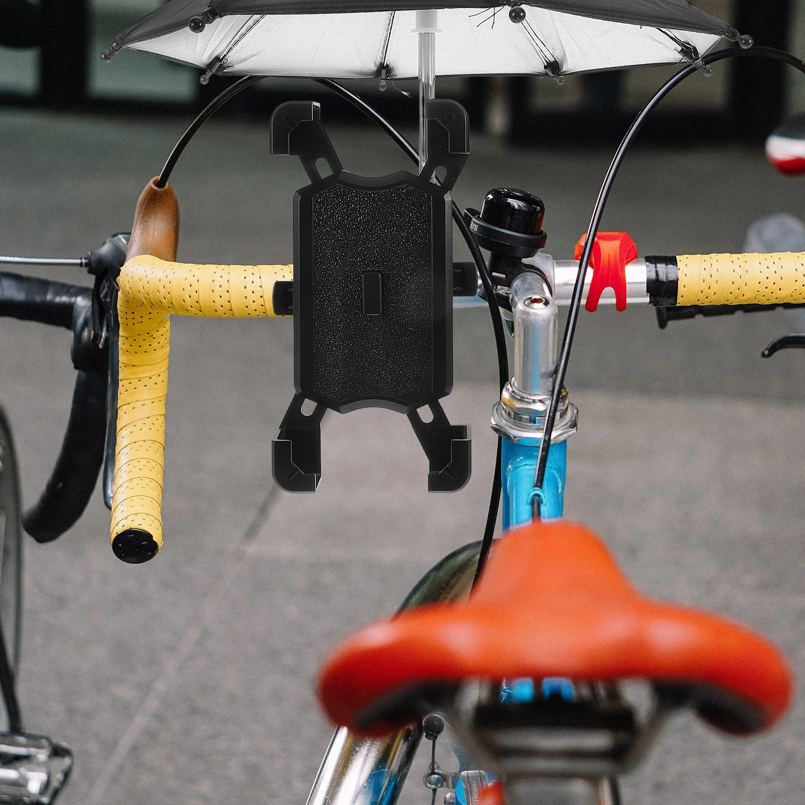 

1Set Universal Shockproof Phone Holder Adjustable Phone Mount Umbrella Sun Rain Protection Bike Motorcycle Electric Bike