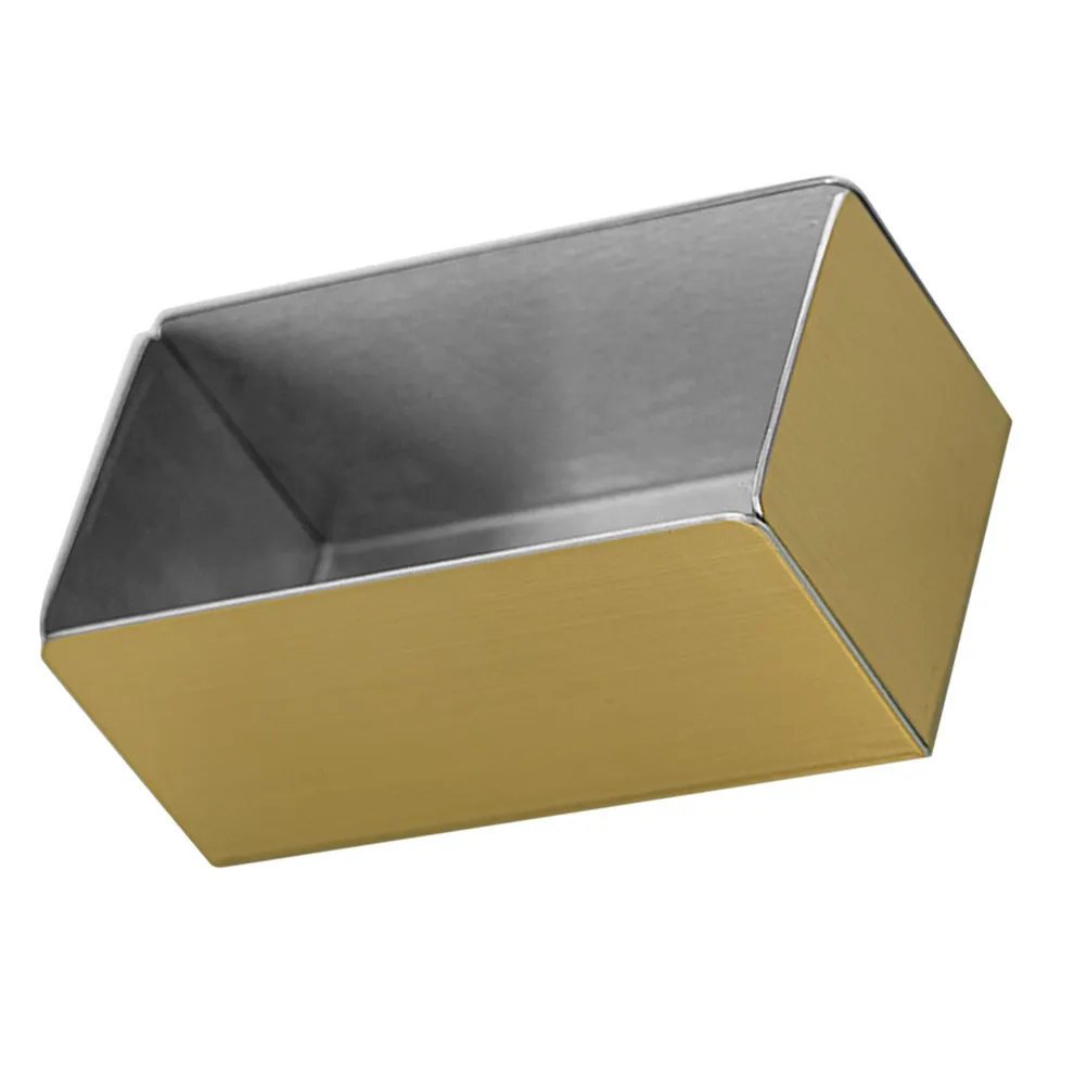Stainless Steel Sugar Packet Holder Tray Rectangular Tea Bag Organizer Coffee Creamer Holder Small Kitchen Coffee Bar