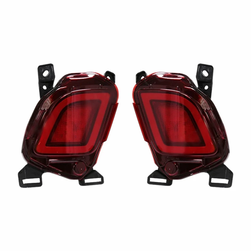 

For Toyota Highlander 2015-2018 Rear Bumper Reflector Lights LED Fog Lamp Brake Light Turn Signal