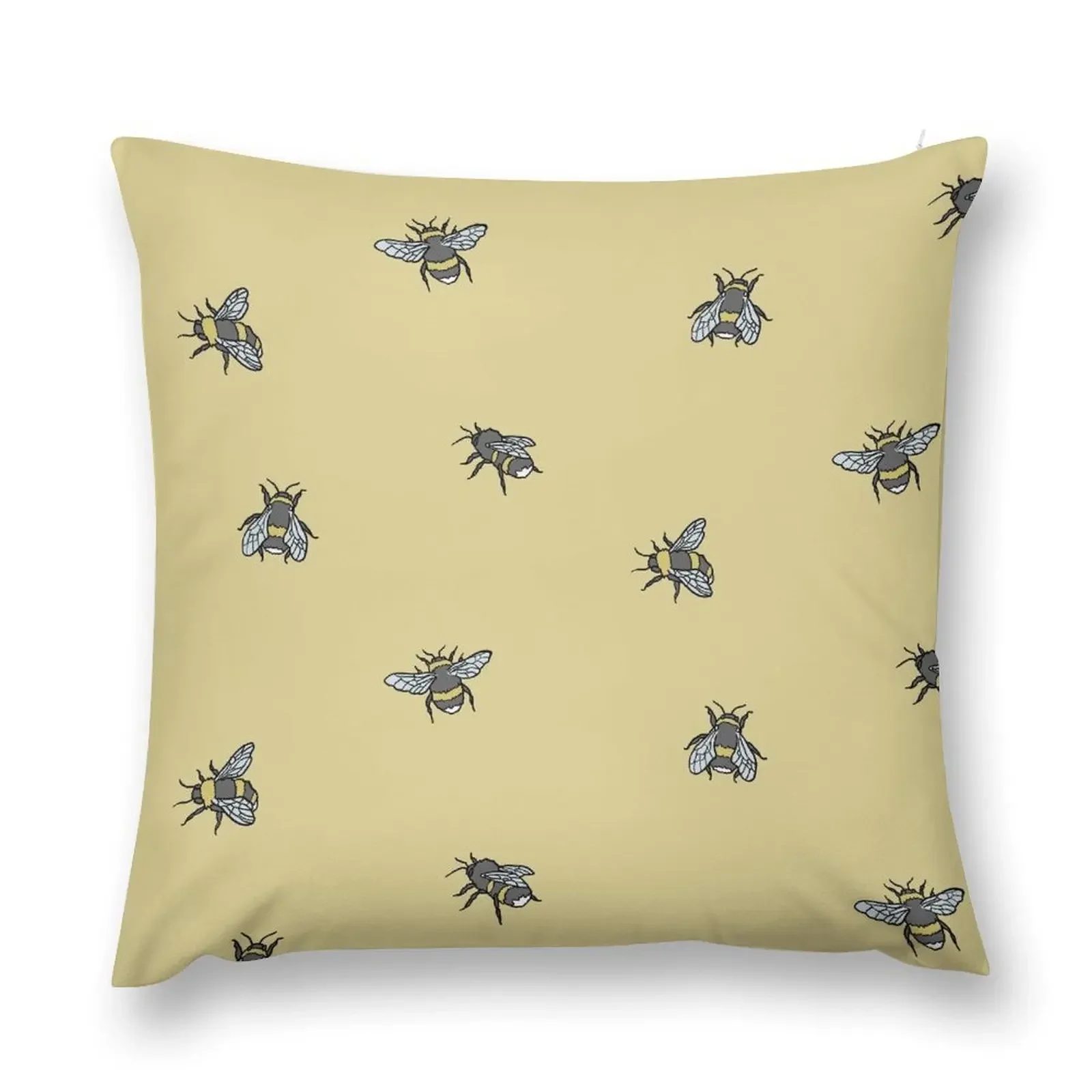 

Bee Pattern Throw Pillow Elastic Cover For Sofa Pillowcases sleeping pillows pillow