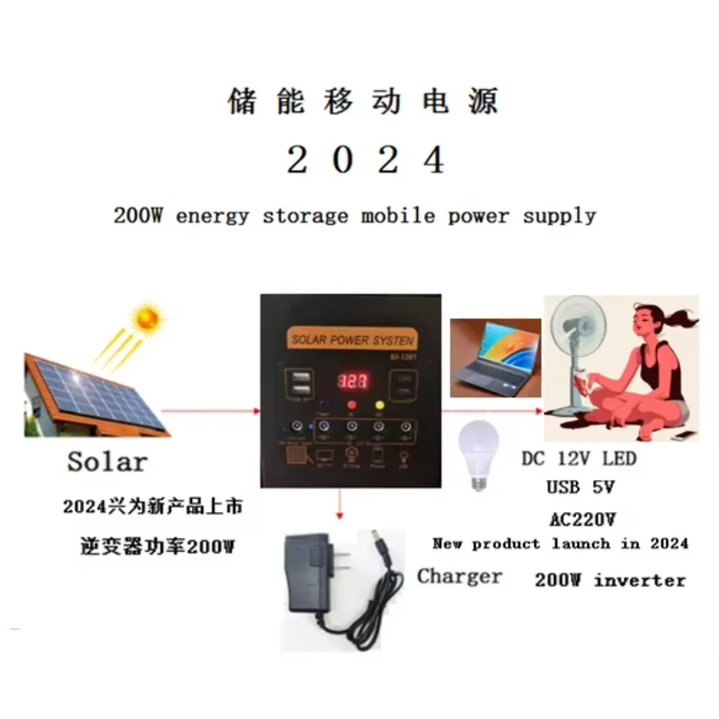 

【2026】Low Price and High Quality 200W Energy Storage Power Supply Easy to Carry Indoor and Outdoor