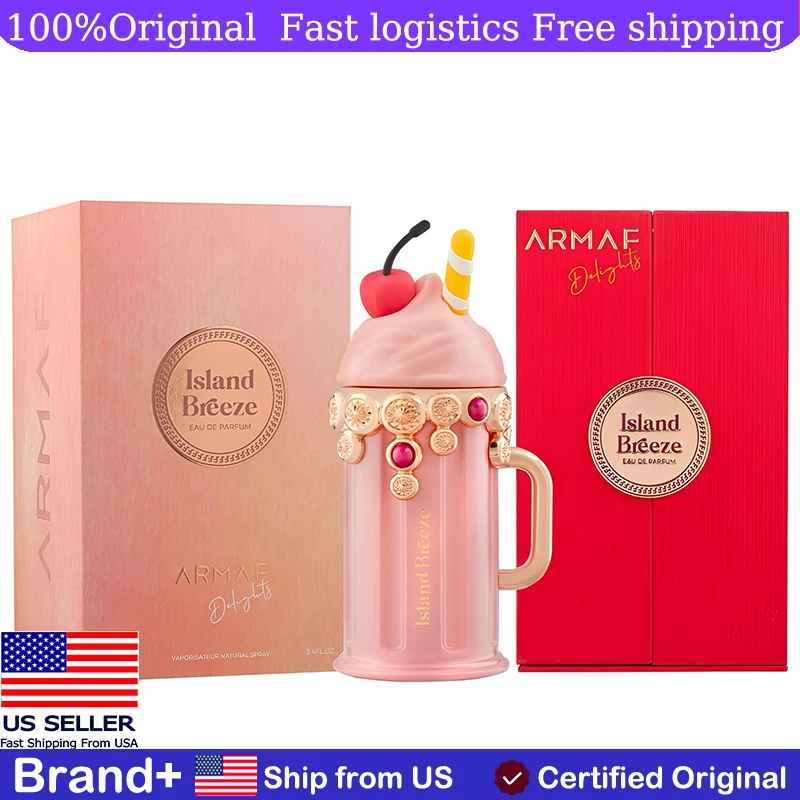 Armaf Island Breeze Fruity Floral Musky Eau De Parfum Spray Long-Lasting Fragrance Women 100ML Cologne Persistence Portable