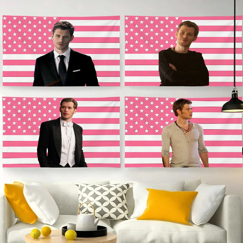 Actor J-Joseph Morgan-S USA flag For Garden Party Living Room Home Wall Decor Banner Bedroom Outdoor Tapestry