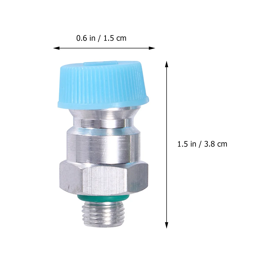 

4Pcs Air-Conditioning Refilling Valve Professional Air Conditioner Connector Oil-Resistant Inflation Head for Auto