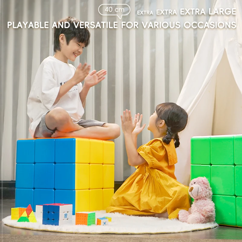 

MoYu Cube Home Gallery Cube Chair MoYu 40CM 3x3 Cube Big Size Speed Cube Professional Large Educational Kids Toys
