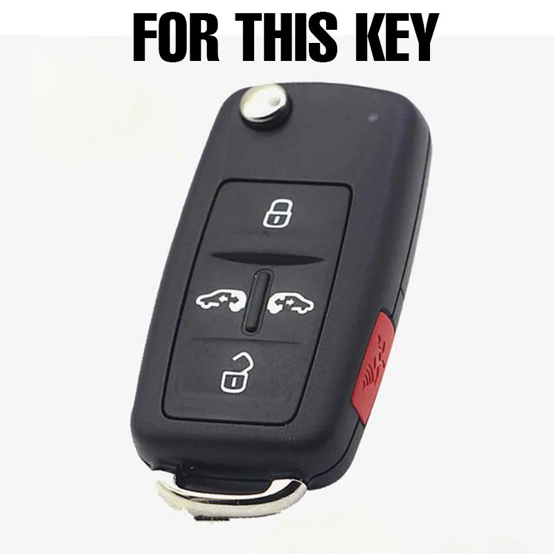 Silikonowe etui na klucze do VW Multivan Sharan Caravelle Transporter Caddy do Seat Alhambra Keyless Fob Shell Protector