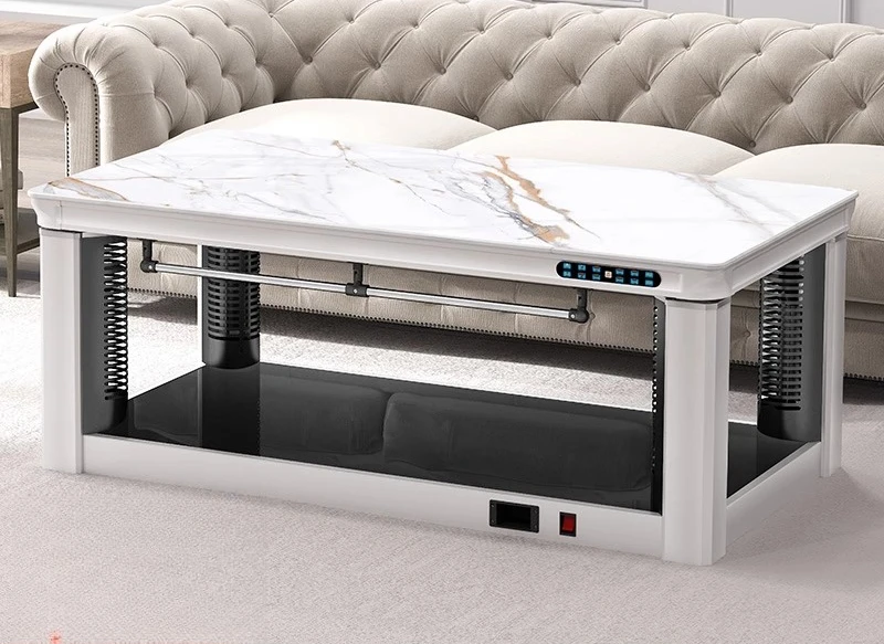 

Rock electric heating table Lifting coffee table Heating Coffee Baking stove Heating stove Baking table Household living room