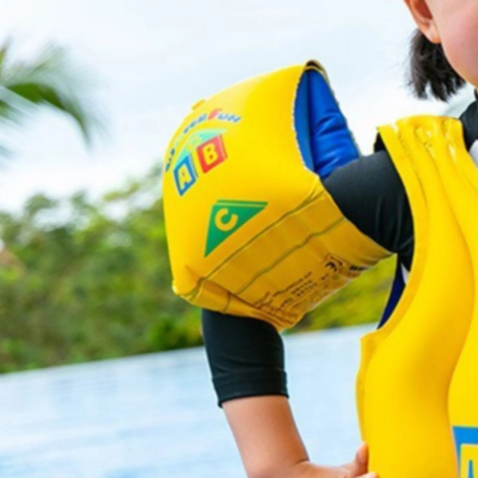 

Детский надувной жилет для плавания с высокой плавучестью, непромокаемый, для малышей