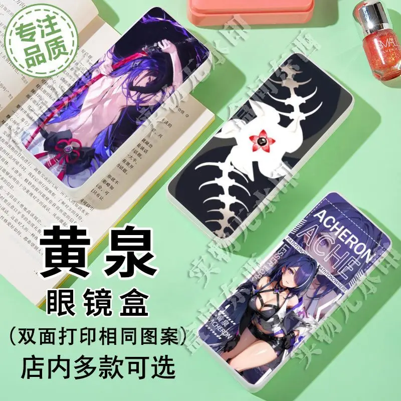 

Acheron Eyewear Cases Anime Honkai Star Rail Hard Case for Women Printing Fashion Men Glasses Storage Box Eyeglass Case Gift