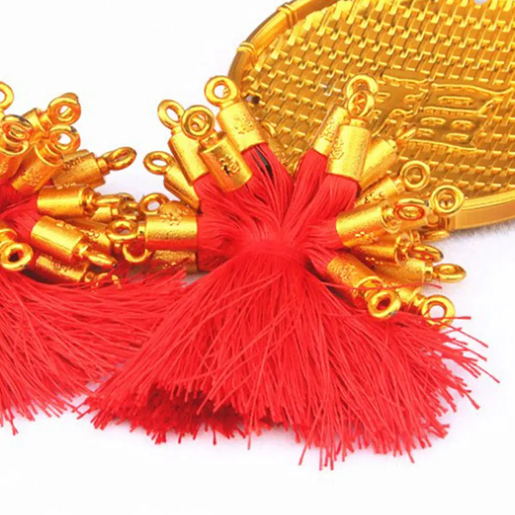 

25 шт. китайских узловых подвесок-кисточек премиум-класса, декоративные украшения для поделок, закладок, брелоков, подвесок на входную дверь