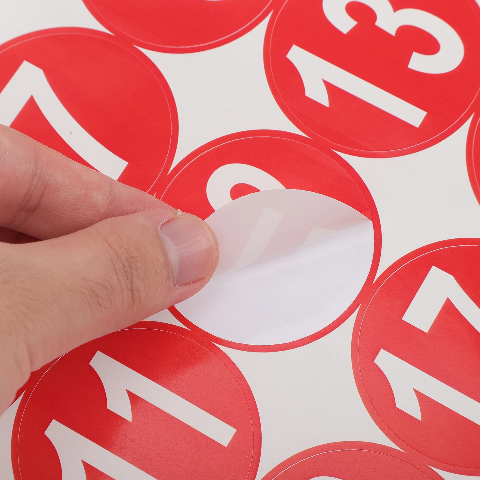 4 Sheets 1-80 Adhesive Number Stickers Office Classroom Organization Labels Decals Identification Marking Sign File Folder