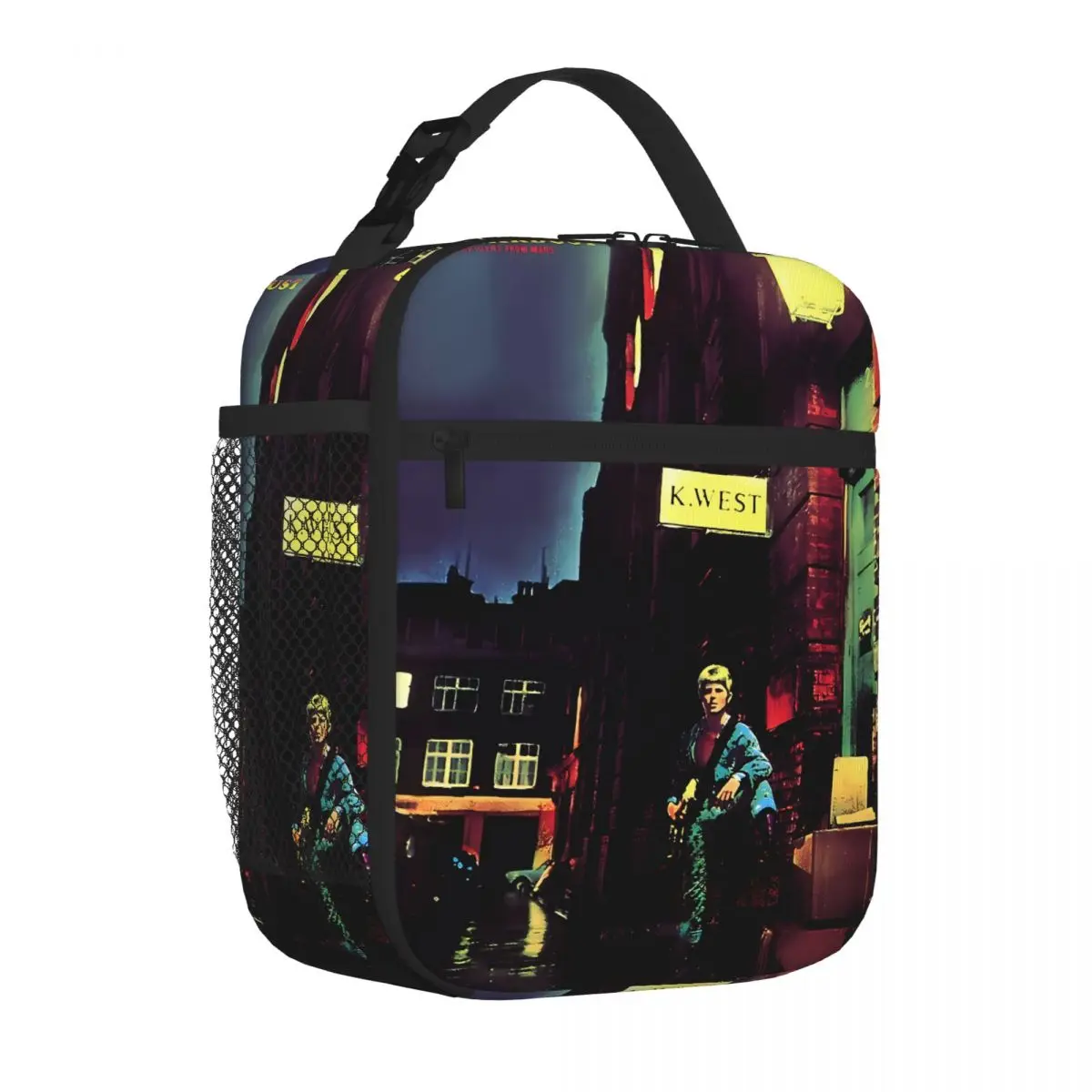 Bestselling Bowie S Rock N Roll Animal Print Insulated Snack Tote Fishing Trip Camping Lunch Bag