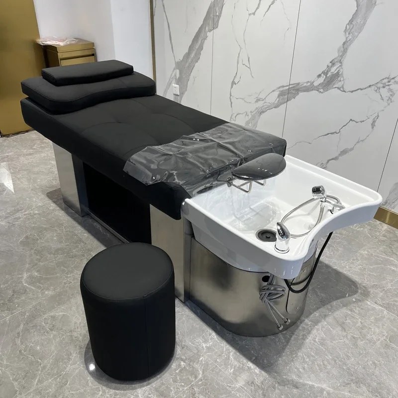 Silla de champú para Spa, mueble multifuncional profesional para lavar el cabello, ajustable, ideal para cosméticos, CY50XT