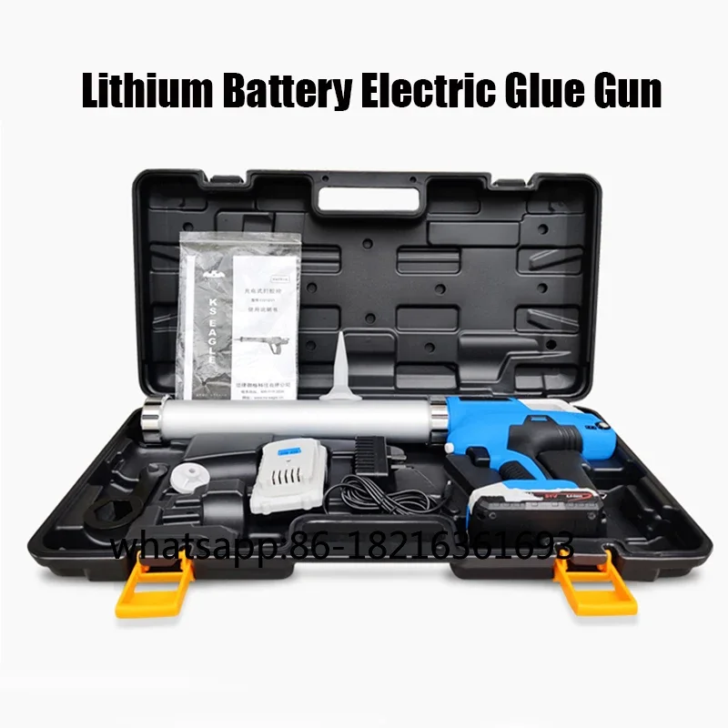 

21V electric cordless glass caulking gun rechargeable adhesive gun