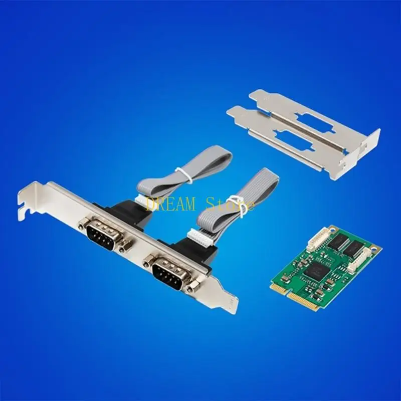Versatiled Mini PCIE Expansion Card XR17V352 Chip Compatibles Multiple Systems best sale