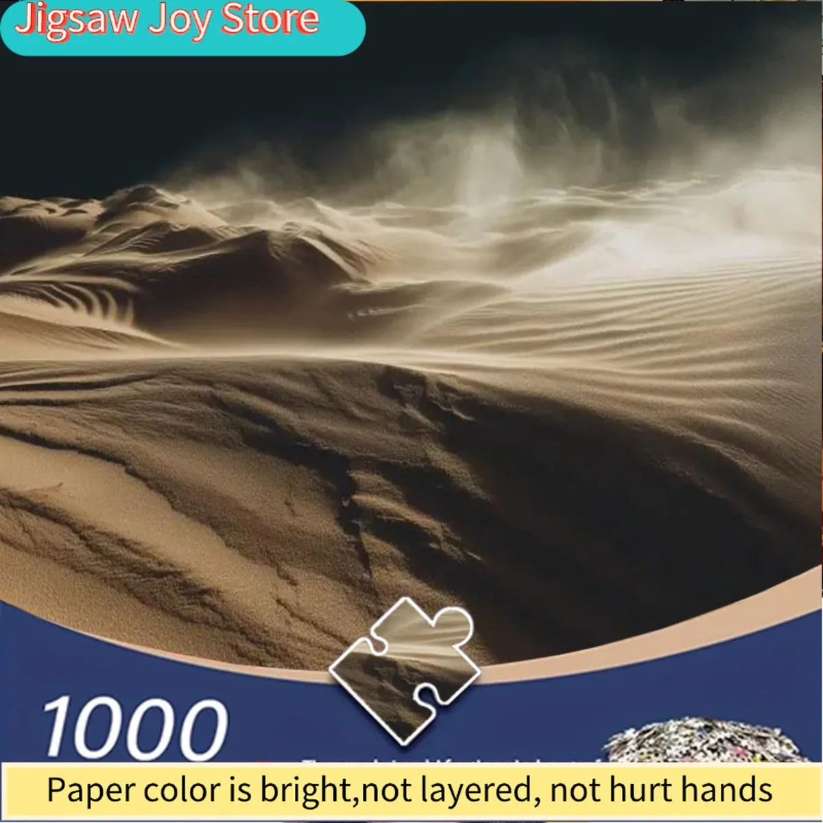 

Пазл для взрослых на 1000 элементов - Большая 3D-головоломка «Пустынные дюны» с 1000 деталями, сложная 3D-головоломка для взрослых и подростков