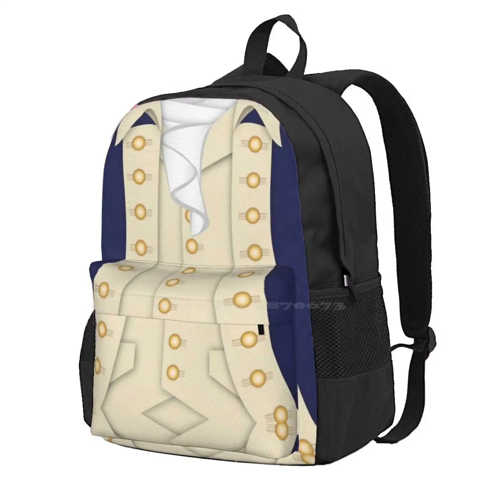 Alexander Hamilton Hot Sale Schoolbag Backpack Fashion Bags Alexander Hamilton Broadway Musical Military Fashion