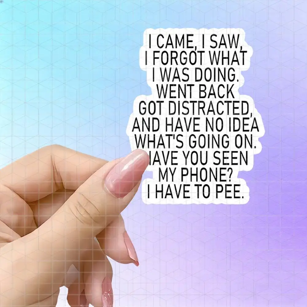Funny Quote Vinyl Sticker Matte Decal For Laptop Notebook Desk For Best Friends Dark Humor