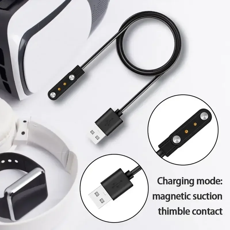

Replacement Magnetic Smart Watch 100cm USB Charging Cable Compatible For Ticwatch GTX Smartwatch Accessories
