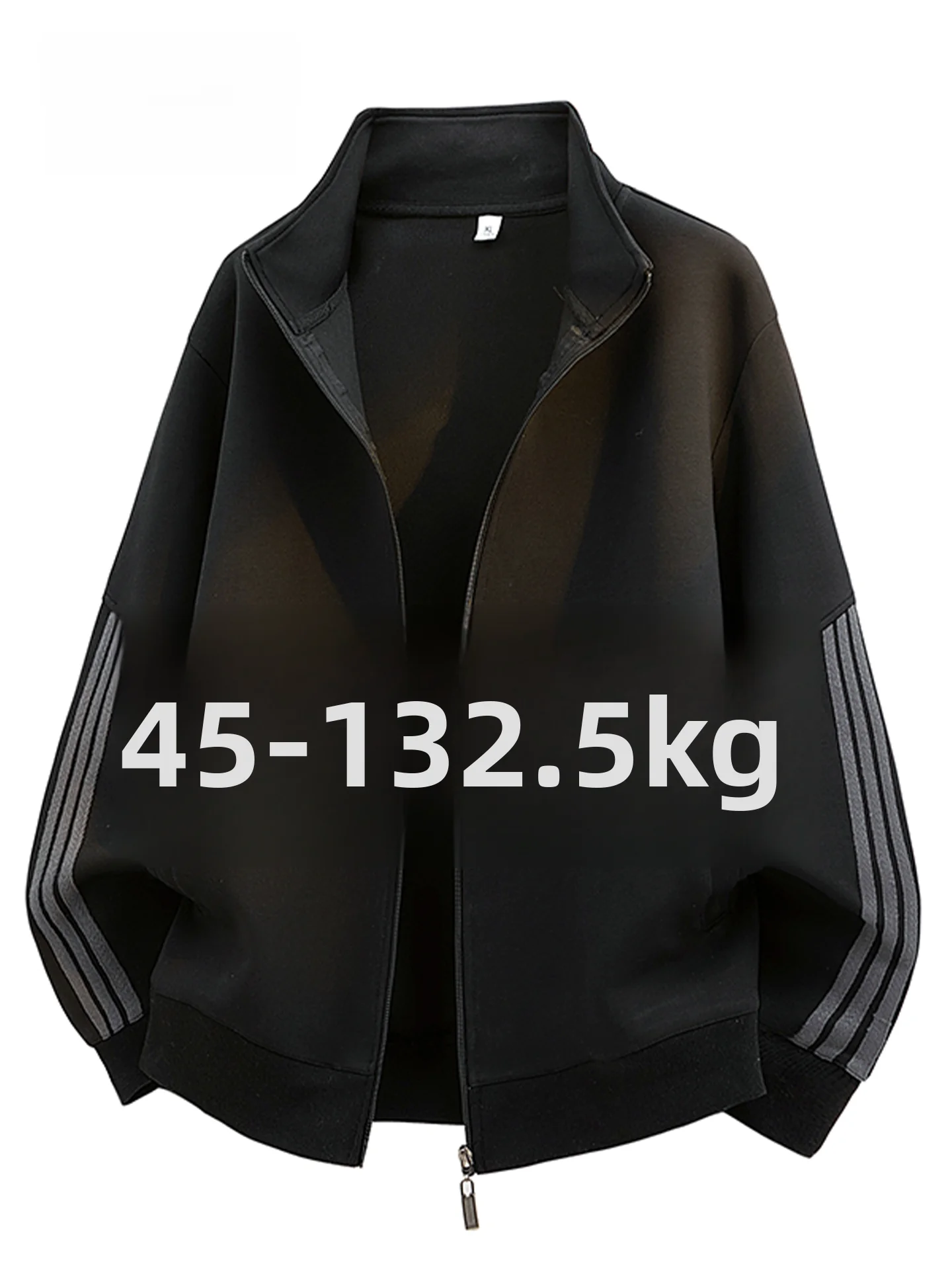 

Мужская повседневная спортивная куртка MoChao большого размера на молнии, свободного кроя, дышащая, комфортная, из полиэфирного волокна