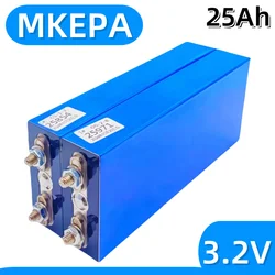 3.2V 25Ah Battery Cell Lithium Iron Phosphate Deep Cycles for DIY lpega 12V 24V 36V 48V Solar Energy Outdoors Power, EV Boats