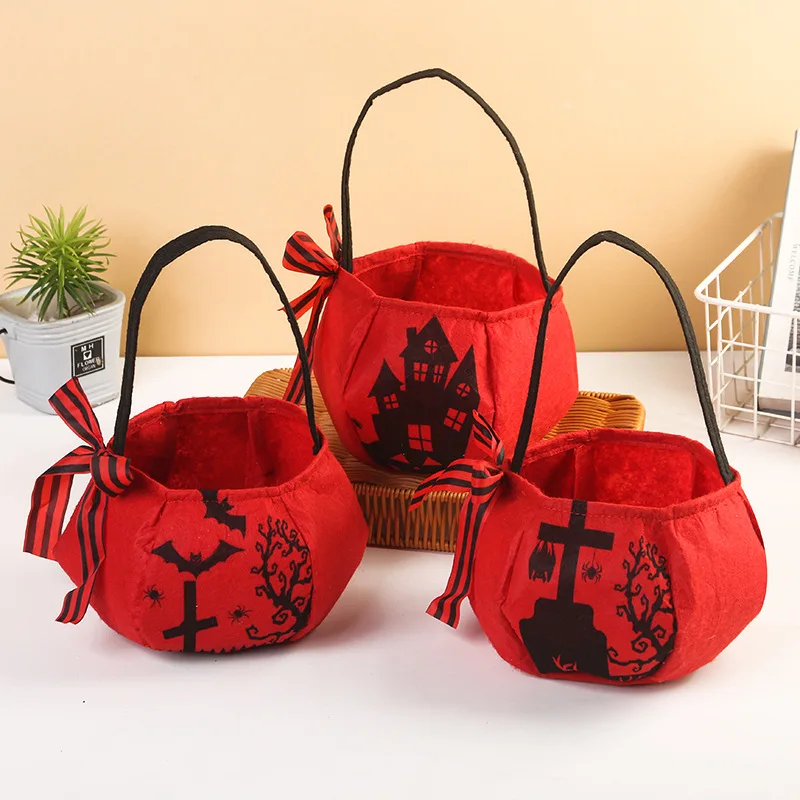 

Halloween Owl Bat Printed Party Decor Drawstring Pouch Fruit Sack Handbag Candy Bag Apple Tote Pouches for Decoration Kids Gift