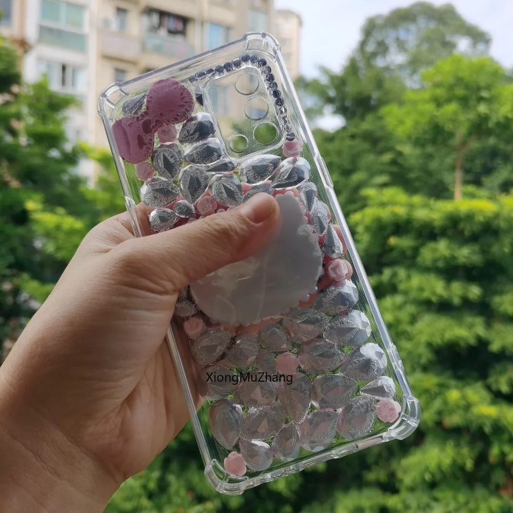 Hello Kitty Strass-Bowknot-Luxus-Glitzer-Hülle für OPPO A53 A52 A54 A58 A72 A74 A78 A98 A96 A95 A94 A92 A6 Pro A16 A17 A18 – Detail 8