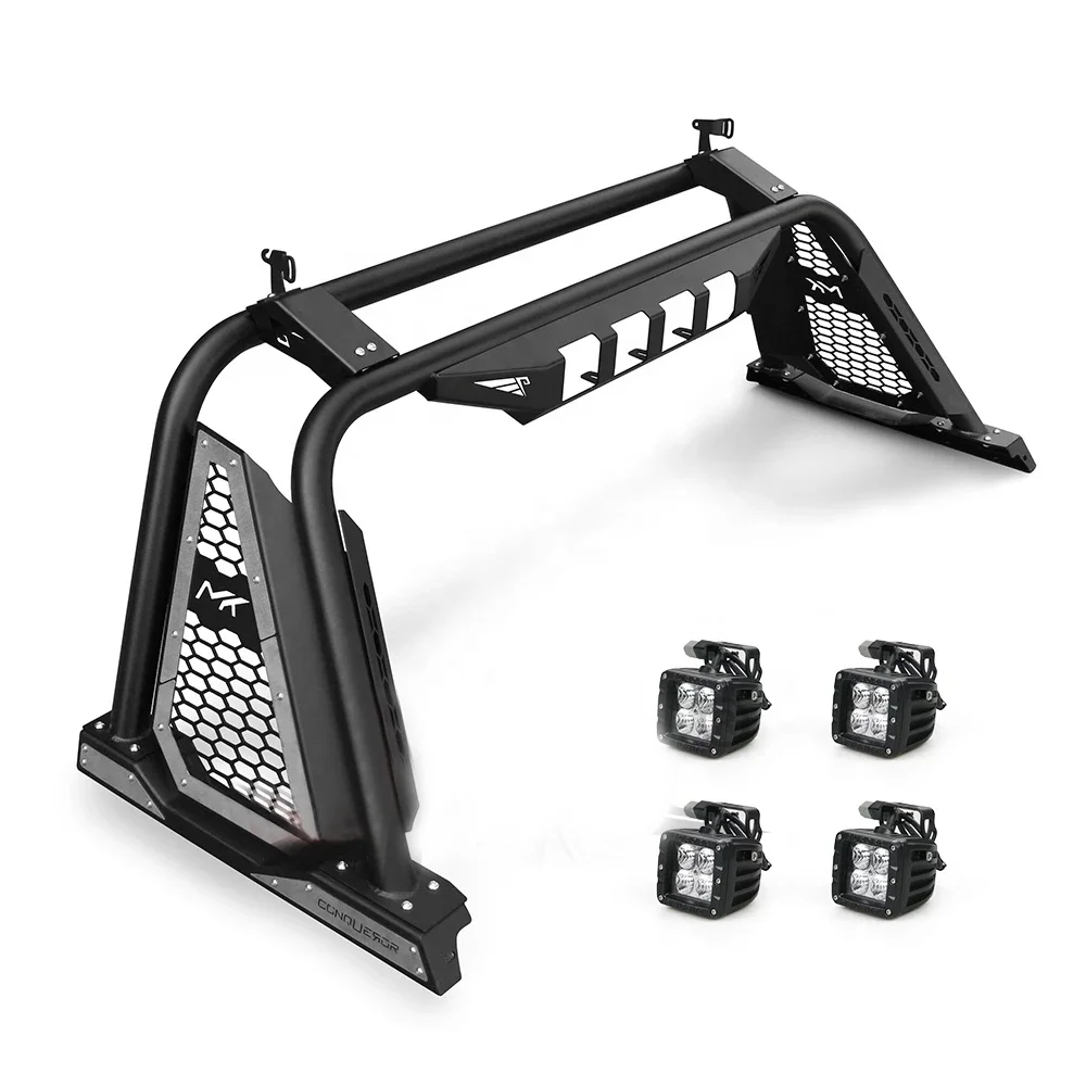 Pickup Truck Anti-roll Bar Chase Rack For Ford F150 Without LED light 2015-2020 Raptor Limited Car Accessories