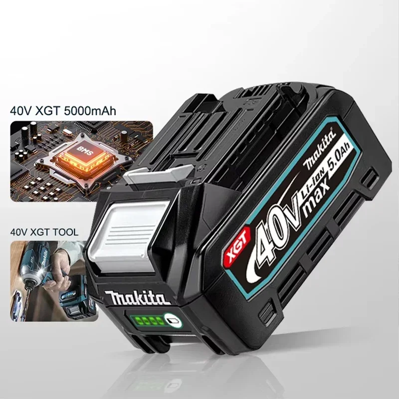 

Makita 40V MAX XGT Lithium Ion Battery 5AH Original Battery BL4020 BL4025 BL4040 BL4050 BL4080