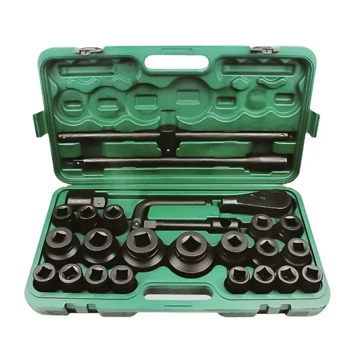 26 Piece 3/4 Inch Drive Heavy Duty Impact Auto Car Repair Tools Wrench Socket Set